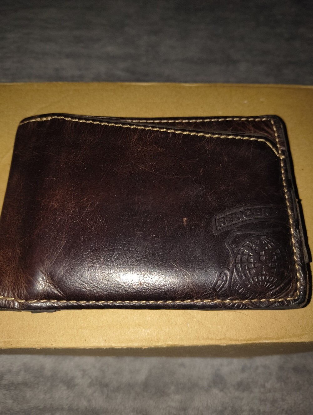 Relic Brown Leather Men’s Bifold Wallet - Brand